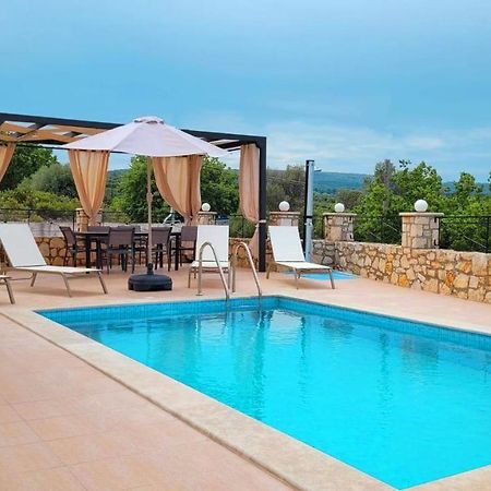 Natural View Villa With Private Pool Skouloúfia Extérieur photo
