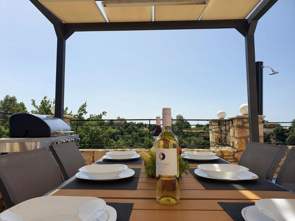 Natural View Villa With Private Pool Skouloúfia Extérieur photo