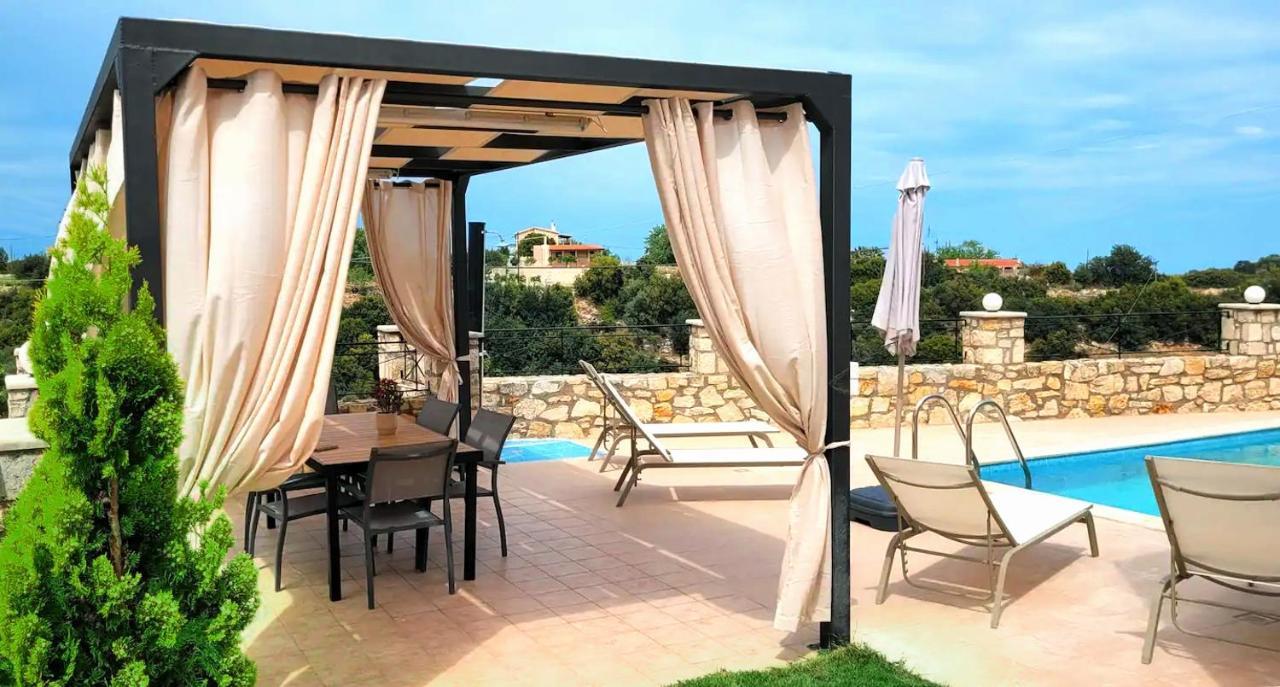 Natural View Villa With Private Pool Skouloúfia Extérieur photo