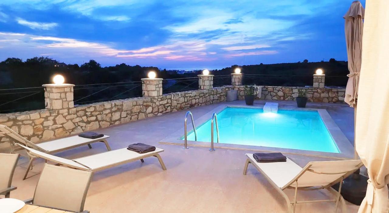 Natural View Villa With Private Pool Skouloúfia Extérieur photo